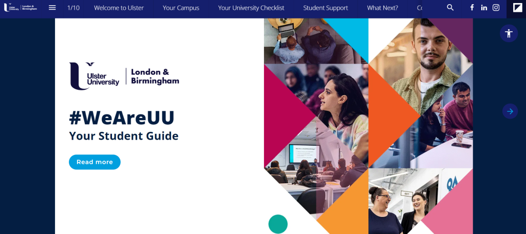 Ulster University Student Guide Cover